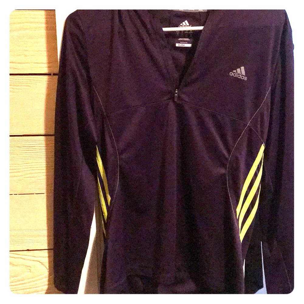 Purple and Green adidas jacket